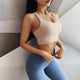 Yoga Bra Woman High Impact Sports Bra Cross Back Gym Workout Running Push Up Bra Crop Top Quick Dry Stretchy Fitness Top