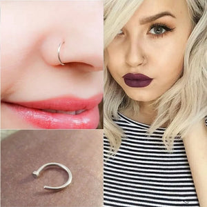 Nose Ring Clips Small Piercing Nose Rings Body Jewelry Accessories