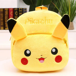 Disney Marvel Children's Anime Plush Backpack Mickey Mouse Spiderman Iron Man Kitty Cat High Capacity Cartoons Figure Baby Bag