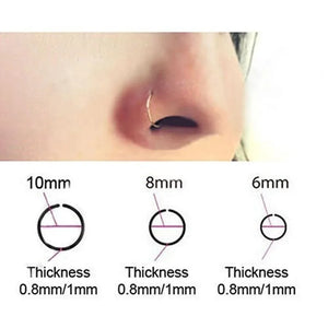 Nose Ring Clips Small Piercing Nose Rings Body Jewelry Accessories