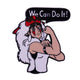We Can Do It Enamel Pin Set Girl Power Female Brooch Strong Women Badge Gift