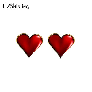 Earrings Poker Icon Funny Earrings Acrylic Resin Craft Epoxy Ear Accessories