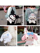 Kawaii Japanese Style Backpack Plush Melodying Back Bag Girl's School Bag Cartoon Kuromies Bags Gifts For Girlfriend Children