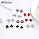 Earrings Poker Icon Funny Earrings Acrylic Resin Craft Epoxy Ear Accessories