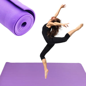 Yoga Mat Thick Non-slip Pilates Workout Fitness Exercise Pad Gym Workout Home Non-slip Indoor Fitness Yoga Mats