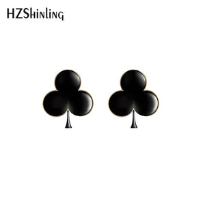 Earrings Poker Icon Funny Earrings Acrylic Resin Craft Epoxy Ear Accessories