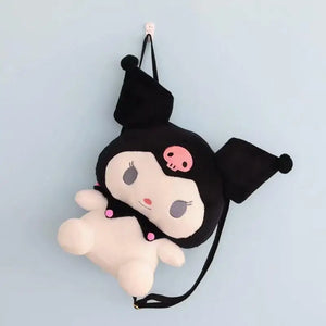 Kawaii Japanese Style Backpack Plush Melodying Back Bag Girl's School Bag Cartoon Kuromies Bags Gifts For Girlfriend Children