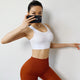 Yoga Bra Woman High Impact Sports Bra Cross Back Gym Workout Running Push Up Bra Crop Top Quick Dry Stretchy Fitness Top