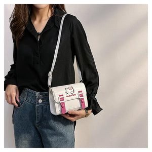 Sanrio Shoulder Bag My Melody Bagpack Cinnamoroll Messenger Tote Y2K Hello Kitty Bag Kuromi Makeup Storage Crossbody Fashion Toy