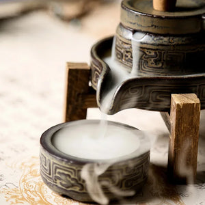 1pc, Buhrimill Incense Burner Hand Made Ceramic Incense Holder