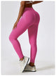 Scrunch Butt Gym Leggings Women Clothing  V Cross High Waist Yoga Pants Seamless Sports Leggings Femme Push Up Yoga Leggings