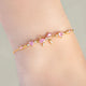 Women Girls Trendy Sweetness Lovely Shiny Zircon Bow Bowknot Chain Bracelets Jewelry Female Party Gifts