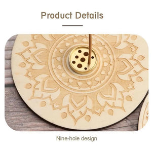 Incense Stick Holder Wood Burner Incense Holder for Living Room Yoga Room Tea Study Room Fragrance Accessories Home Decor