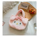 Sanrio Cinnamoroll Cute Plush Fashion Handbag 2023 New Cartoon Multicolor Furry Small Shoulder Bag Messenger Bag Backpack Wallet