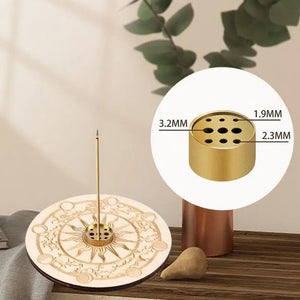 Incense Stick Holder Wood Burner Incense Holder for Living Room Yoga Room Tea Study Room Fragrance Accessories Home Decor