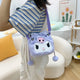 Sanrio Plush Shoulder Bag Cartoon Anime Kuromi Portable Drawstring Bag Cinnamoroll Plushies Toy My Melody Diagonal Package Gift