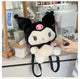 Large Sanrio Plush Backpack Cute Cinnamoroll Plush Doll My Melody Bag Cartoon Kawaii  Kulomi Plush Bag Gifts for Kids Girls