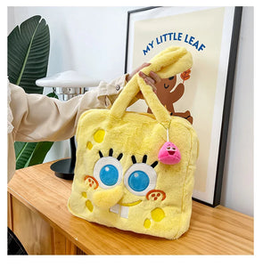 Disney Backpack Cartoon Chip 'n' Dale Plush Handbag Fashion Women's Bag Large Capacity Shoulder Bag Shopper Bag Birthday Gift