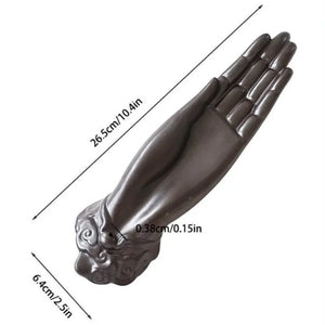 Creative Ceramic Buddha Hand Shape Aromatic Censer Buddhist Aromatherapy Incense Censer Office Teahouse Home Decoration