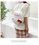 Sanrio Plush Bag Korean Version Cute and Versatile Plush Large Capacity Girl Heart Backpack Cartoon Leisure Student Backpack