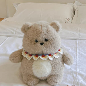 ZU Kawaii Plush Backpacks Stuffed Animal Teddy Dog Poodle Bear Bags Cute Children Teenager Gifts Soft School Backpack