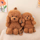 ZU Kawaii Plush Backpacks Stuffed Animal Teddy Dog Poodle Bear Bags Cute Children Teenager Gifts Soft School Backpack