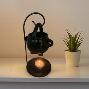 Ceramic Essential Oil Burner Melt Gift Furnace Warmer Tealight Candles Holder Diffuser for Living Room Housewarming Home Decor