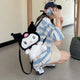Large Sanrio Plush Backpack Cute Cinnamoroll Plush Doll My Melody Bag Cartoon Kawaii  Kulomi Plush Bag Gifts for Kids Girls