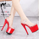 17CM High Heels Dance Shoes Modern Peep Toe Sandal
