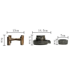 1pc, Buhrimill Incense Burner Hand Made Ceramic Incense Holder
