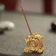 Lucky Feng Shui Copper Chinese Dragon Creative Retro Incense Holder Household Indoor Line Incense Burner Home Decor Craft
