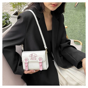 Sanrio Shoulder Bag My Melody Bagpack Cinnamoroll Messenger Tote Y2K Hello Kitty Bag Kuromi Makeup Storage Crossbody Fashion Toy