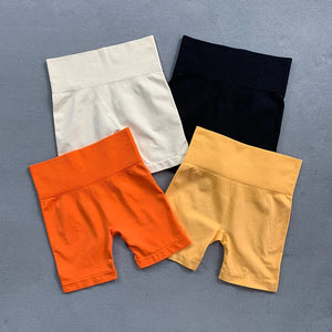Fitness Yoga Set Seamless Sport Women's Sportswear High Waist Leggings Workout Outfits Two Piece Shorts Sets Womens Gym Clothing