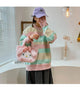 Sanrio Cinnamoroll Cute Plush Fashion Handbag 2023 New Cartoon Multicolor Furry Small Shoulder Bag Messenger Bag Backpack Wallet