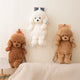 ZU Kawaii Plush Backpacks Stuffed Animal Teddy Dog Poodle Bear Bags Cute Children Teenager Gifts Soft School Backpack