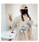Kawaii Sanrio Hello Kitty Plush Backpack Stuffed Animal Doll Toy Women Plushie Bag Cartoon Cute Girl Shoulder Bag Birthday Gifts