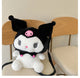 Large Sanrio Plush Backpack Cute Cinnamoroll Plush Doll My Melody Bag Cartoon Kawaii  Kulomi Plush Bag Gifts for Kids Girls