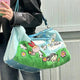 Cute The Powerpuff Girls Plush Bag Lovely Shoulder Bag Cartoon Anime Blossom Bubbles Luggage Bag High-capacity Xmas Gifts Girl