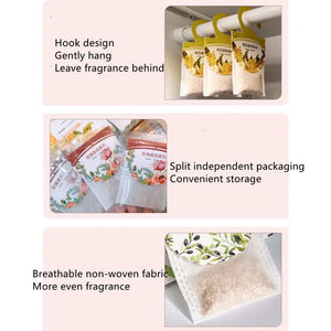 Wardrobe Sachet Natural Aromatherapy hanging bag Lavender Fragrance Pack Mildew and insect proof wardrobe sachet air freshener