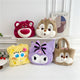 Disney Backpack Cartoon Chip 'n' Dale Plush Handbag Fashion Women's Bag Large Capacity Shoulder Bag Shopper Bag Birthday Gift