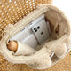 Disney Backpack Cartoon Chip 'n' Dale Plush Handbag Fashion Women's Bag Large Capacity Shoulder Bag Shopper Bag Birthday Gift