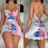 Sexy dress lettuce edge Stitch fashion summer dress 2024 Disney women's elegant and chic mini collared suspender dress