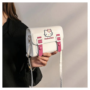 Sanrio Shoulder Bag My Melody Bagpack Cinnamoroll Messenger Tote Y2K Hello Kitty Bag Kuromi Makeup Storage Crossbody Fashion Toy