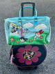 Cute The Powerpuff Girls Plush Bag Lovely Shoulder Bag Cartoon Anime Blossom Bubbles Luggage Bag High-capacity Xmas Gifts Girl