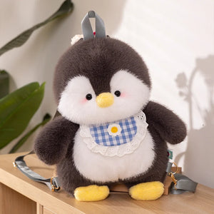ZU Kawaii Plush Backpacks Stuffed Animal Teddy Dog Poodle Bear Bags Cute Children Teenager Gifts Soft School Backpack
