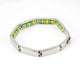 CARLIDANA 2022 New Arrival Stainless Steel Jewelry Green and Yellow Color Orula Bracelet Mix Beads Unisex Bangle For Women