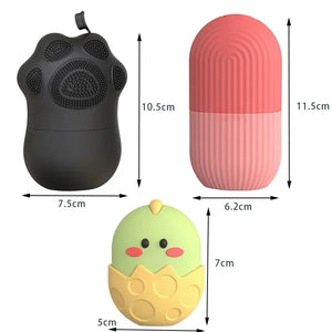 Silicone Ice Cube Trays Beauty Lifting Ice Ball Face Massager Contouring Eye Roller Facial Treatment Reduce Acne Skin Care Tool