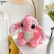 New Disney Cartoon Plush Backpack Kawai Stitch Doll Shoulder Bag Autumn And Winter Style Children'S Schoolbag Kindergarten Gifts