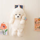 ZU Kawaii Plush Backpacks Stuffed Animal Teddy Dog Poodle Bear Bags Cute Children Teenager Gifts Soft School Backpack