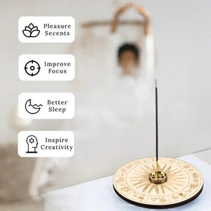 Incense Stick Holder Wood Burner Incense Holder for Living Room Yoga Room Tea Study Room Fragrance Accessories Home Decor